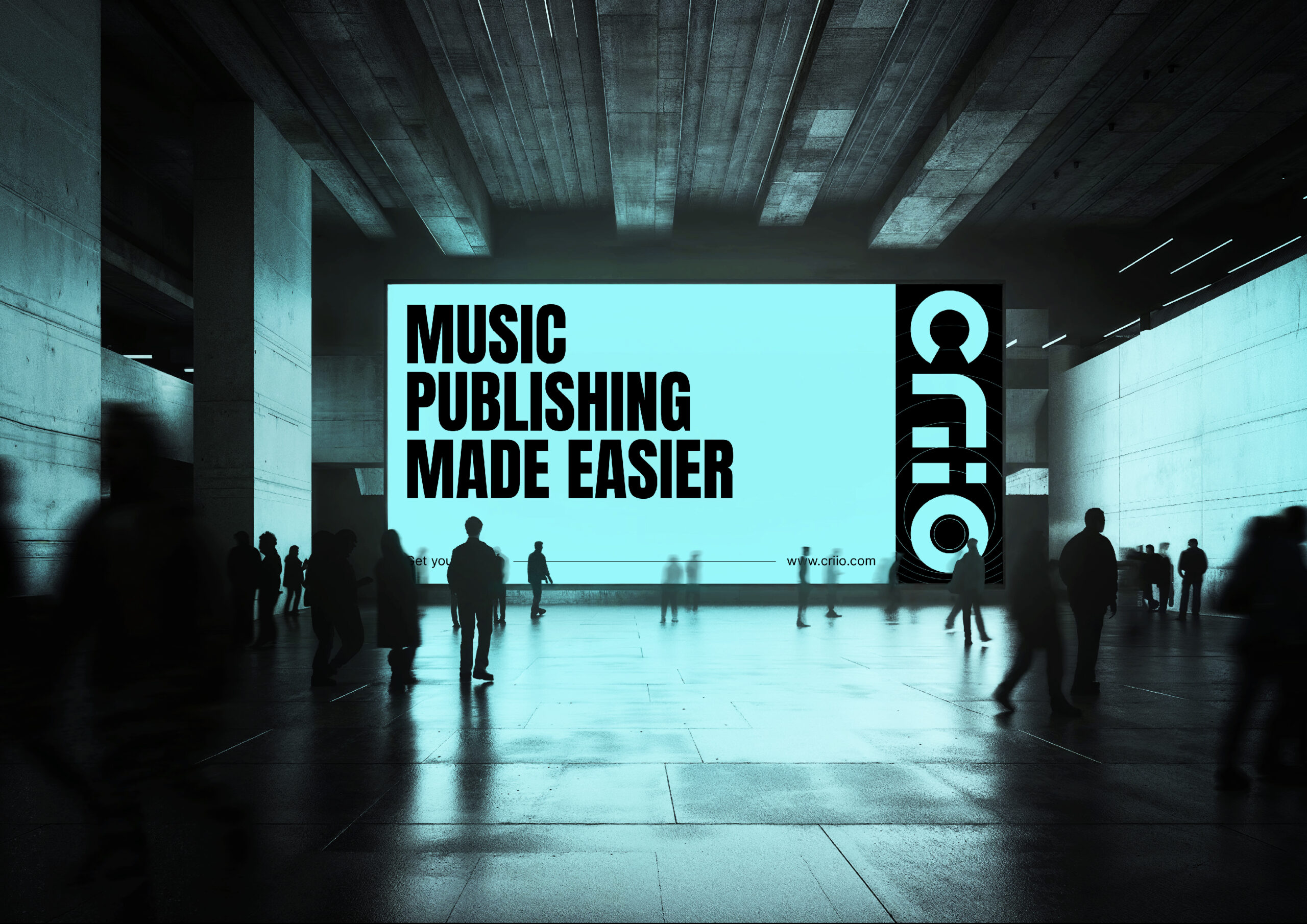 Music distribution platform background